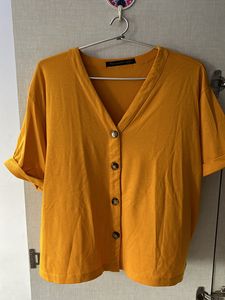 Mustard Cute Top