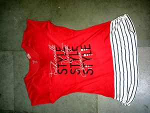 Beautiful red t-shirt For Womens &amp; Girls