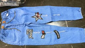 Pajama And Blue Colour For Girls Jeans