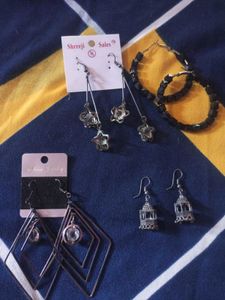 Earring Bundle - 4 Pairs