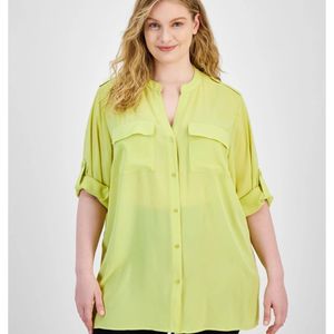 Calvin Klein Lime Green Women's Shirt