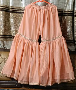 Peach Embroidered Dress