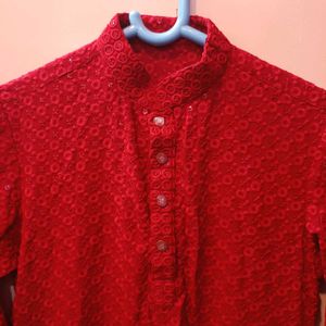 Red kurta