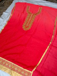 Unstitched Gorgeous Embroidered Kurta