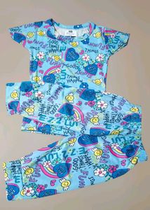 2pcs Pack 1yrs To 8yrs Full Pant Set