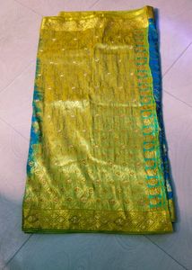 Maggam Work  Banarasi Silk Saree