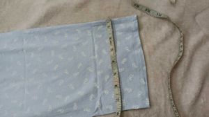 white printed cotton  trouser new