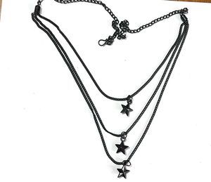 Triple Layer Star Necklace - Delicate & Edgy
