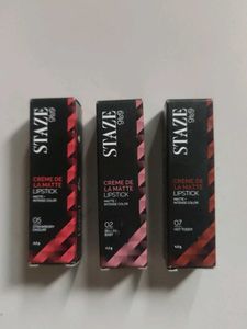 Staze Beauty Set Of 3 Lipstick