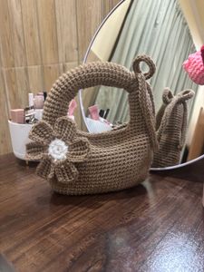 Mini Crochet Hand Bag