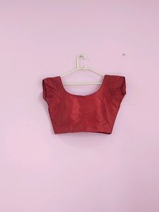 No Flaws Readymade  Padded Maroon Colour Blouse