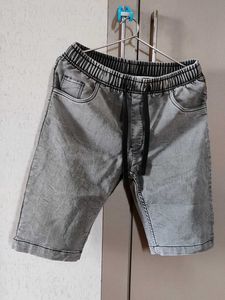 Boys Grey Denim Shorts (30-32)