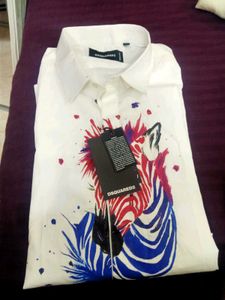 NEW Dsquared2 Designer White Shirt