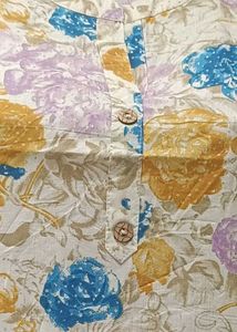 Floral Print Women's Kurta