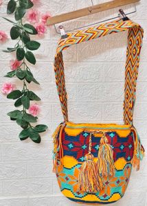 🎁Buy Two Get One Free🎁Colorful Handwoven Handbag