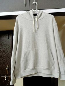 STRIP TEE Grey Hoodie