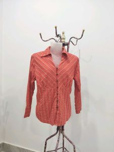 Vintage Striped Button-Down