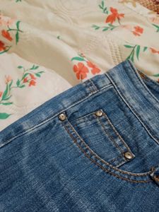 Embroidered Y2K Bootcut Low Waist Denim Jeans