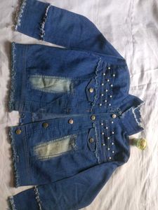 Frayed Denim Jacket