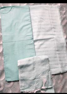 Mint Green Unstitched Suit Piece