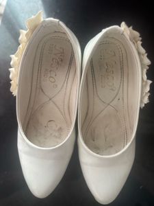 White Heel Shoes For Kids
