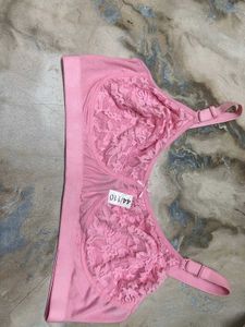 Pink Lace Bra - Size 44/110