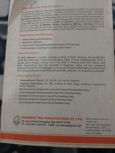 Rd Sharma Class 12 Volume 2