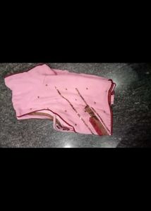 Saree With Fully Worked Leafs And Flower design