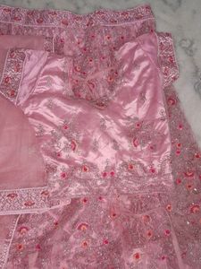 Bridal Pink Heavy Work Lehanga