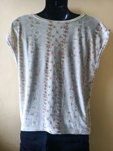 Velvet Floral Top