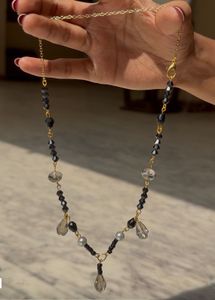 Victoria Black And Gold Necklace