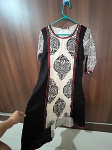 Black &amp; White Kurta