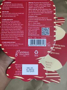 Plum Candy Melts Red Velvet Lip Balm