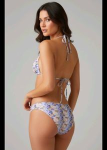 fancy Patterned beach bra👙🏖️