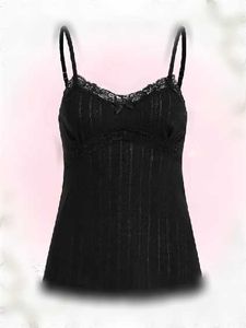 Black Lace Cami Top