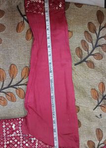 RED KURTA SET BRIDE DRESS