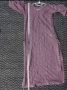 Embroidered Long Sleeve Kurta