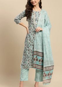 Floral Print Kurta Set