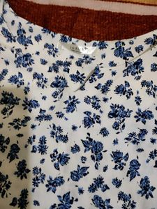 Cute Floral Print Mini Dress