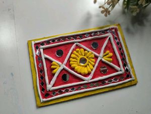 Handcrafted Mirror Work Showpiece