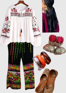 Multicolour Plazo⭐️