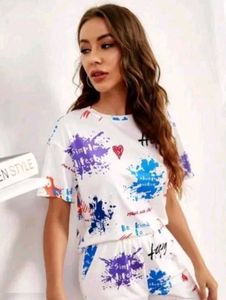 Trendy White Co-ord Set