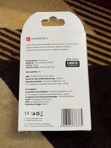 ❗️FREE DELIVERY❗️Portronics Conch beta earphone