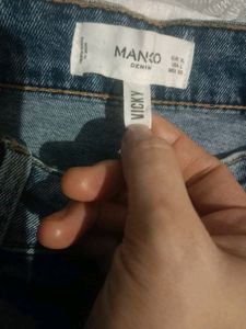 Denim Skirt Size L, Mango. Price Drop!