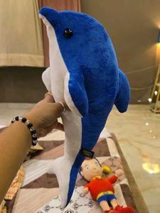 Blue Dolphin Plush Toy