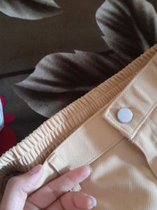 Beige Cargo Trousers