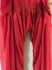 Smooth Net Heavy Pleated Pyjama