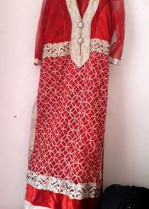 Red Straight Kurti