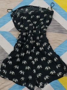 Short Jumpsuit Off shoulder