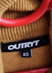 Mustard Turtleneck Sweater